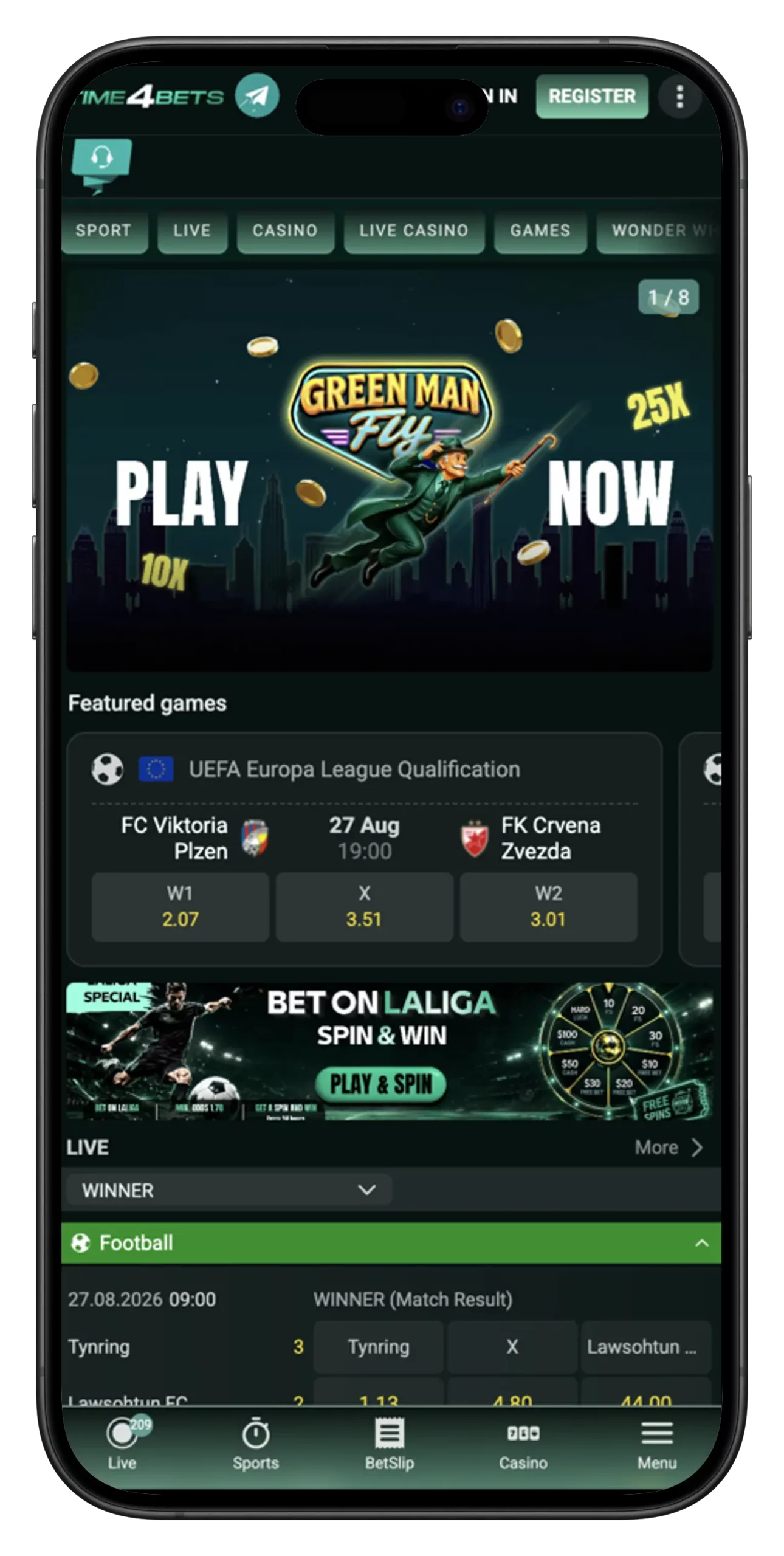 Time4Bets Mobile